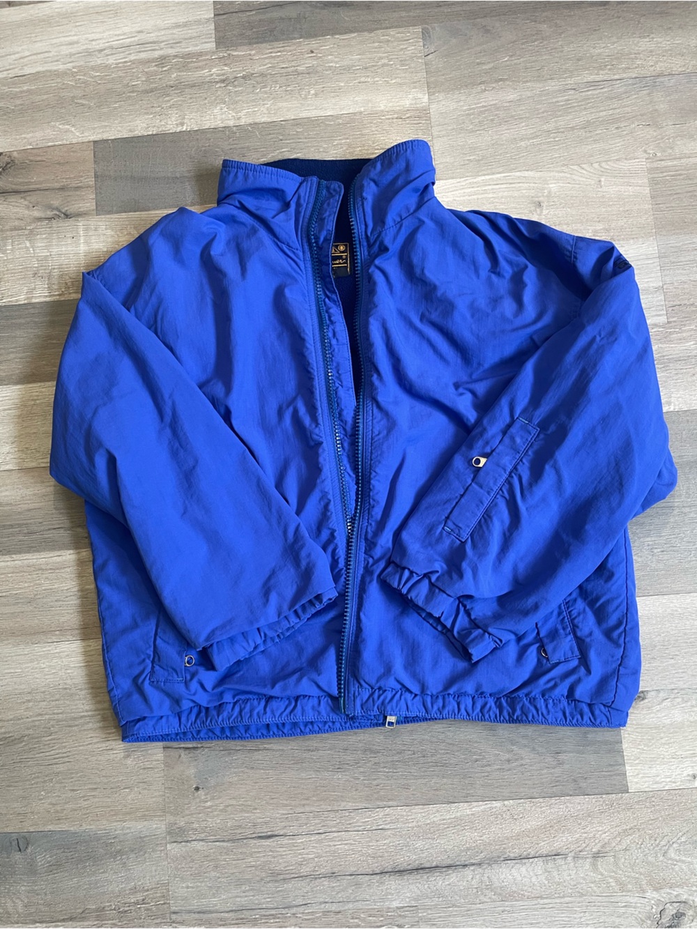Eddie Bauer Cobalt Blue Athletic Zip-Front Shorts